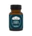 Vial of Alice Cosmos microdose mushroom capsules, dietary supplement for cognitive and mood enhancement.